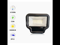 20 x led schijnwerper 50w – smd – 6500k koud wit – ip65 – 3000 lm - afbeelding 2 van  4