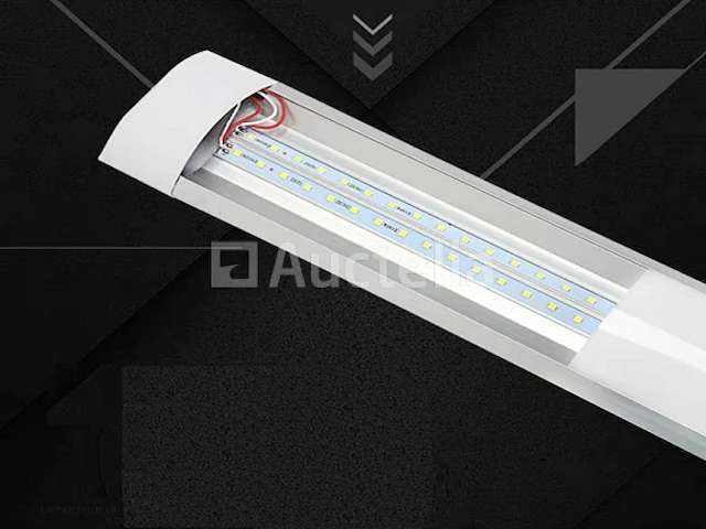 20 x led strip 54w – 150cm – 4000k neutraal wit – stofdicht – 30.000h - afbeelding 1 van  5