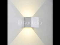 20 x led wandlamp - bidirectioneel - kubus (sw-2312-2) - 10w warm wit - afbeelding 5 van  5