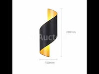 20 x led wandlamp - bidirectioneel (sw-34) -3500k warm wit - afbeelding 4 van  4