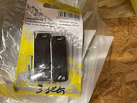 20 x magneetsloten; bruin of wit - afbeelding 2 van  5