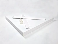 20 x opbouw frame voor 60x60 panelen wit kliksystem - afbeelding 6 van  6