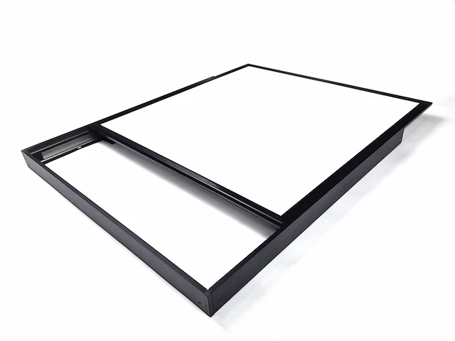 20 x opbouw frame voor 60x60 panelen zwart kliksystem - afbeelding 2 van  4