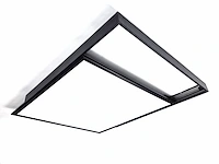 20 x opbouw frame voor 60x60 panelen zwart kliksystem - afbeelding 4 van  4
