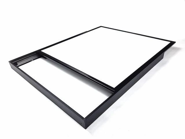 20 x opbouw frame voor 60x60 panelen zwart kliksystem - afbeelding 2 van  4
