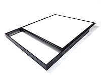 20 x opbouw frame voor 60x60 panelen zwart kliksystem - afbeelding 5 van  6