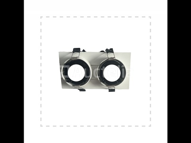 20 x orientab inbouwspot(ep-2) – gu10 – wit/zwart – verstelbare binnenring - afbeelding 3 van  4