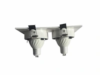 20 x orientab inbouwspot(ep-2) – gu10 – wit/zwart – verstelbare binnenring - afbeelding 2 van  4