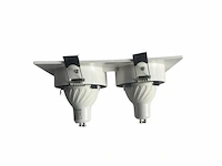 20 x orientab inbouwspot(ep-2) – gu10 – wit/zwart – verstelbare binnenring - afbeelding 2 van  4