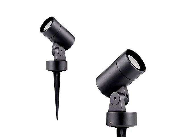 20 x prikspot gu10 fitting zwart draaibaar waterdicht - afbeelding 2 van  4