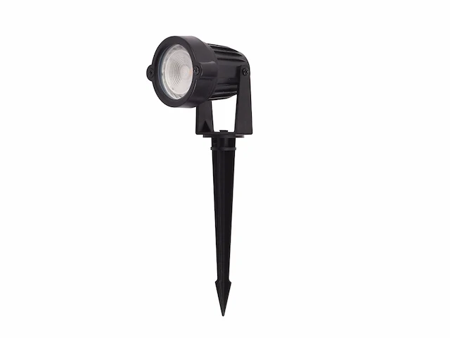 20 x prikspot tuinlamp gu10 fitting zand zwart waterdicht - afbeelding 2 van  5