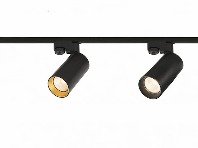 20 x railspot gu10 armatuur 12cm draaibaar met twee kleuren ringen - afbeelding 1 van  7