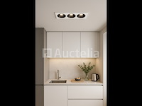 20 x richtbare inbouwspot (ep-3) – gu10 – wit/zwart – verstelbare binnenring - afbeelding 2 van  5