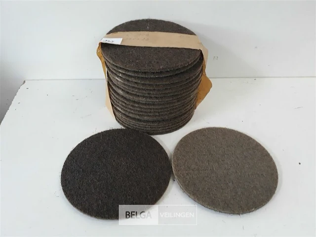 20 x schuurpads rond 178x22 k80 - afbeelding 1 van  3