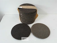 20 x schuurpads rond 178x22 k80 - afbeelding 1 van  3