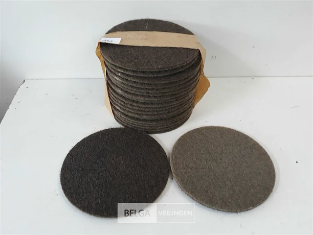 20 x schuurpads rond 178x22 k80 - afbeelding 1 van  3