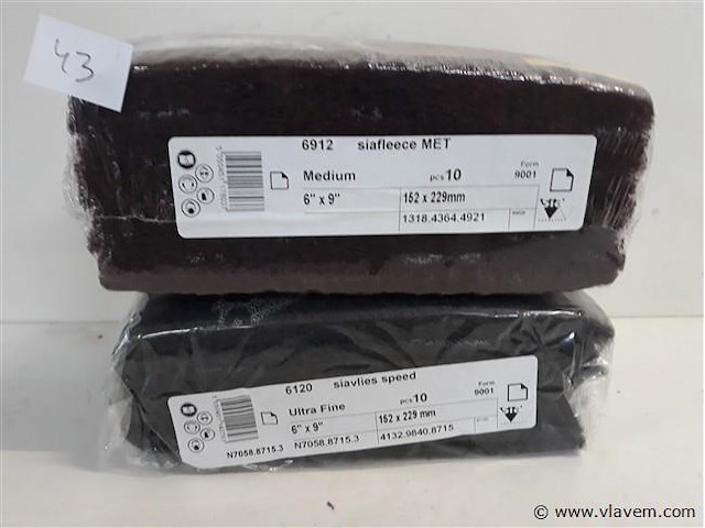 20 x siavlies schuurpads 152x229 mm 2 assorti - afbeelding 2 van  2