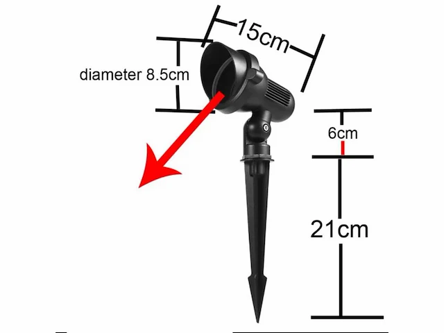 20 x spikespot - rgb - ip54 - waterdicht - afbeelding 2 van  4
