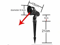20 x spikespot - rgb - ip54 - waterdicht - afbeelding 2 van  4