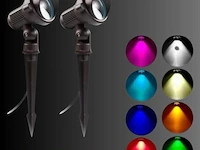20 x spikespot - rgb - ip54 - waterdicht - afbeelding 1 van  4