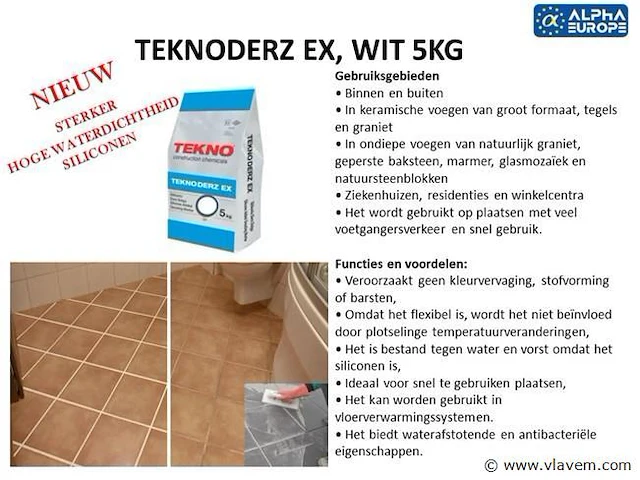 20 x teknoderz ex, wit 5kg - afbeelding 2 van  2