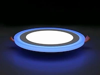 20 x tweekleurig led-paneel – blauw/wit – 24w (18w + 6w) – aan/uit – binnen – smd – 245 mm - afbeelding 2 van  6