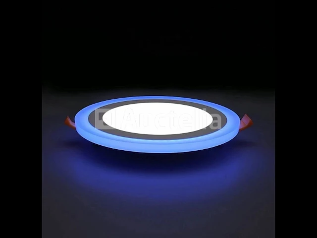 20 x two-tone led paneel – blauw/wit – 24w (18w + 6w) – aan/uit – binnen – smd – 245 mm - afbeelding 2 van  5