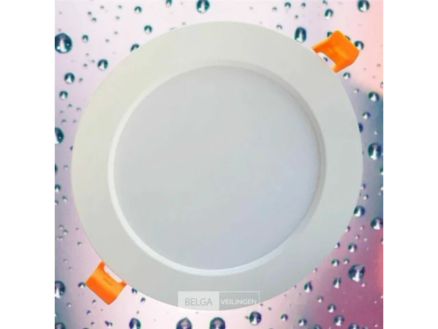 20 x venus 12w rond led paneel - waterdicht ip44 - 4000k (neutraal wit). - afbeelding 3 van  5