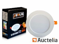 20 x venus 12w rond led paneel - waterdicht ip44 - 6500k (koud wit). - afbeelding 2 van  4