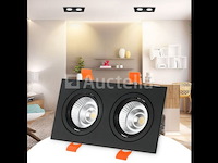 20 x verstelbare inbouwspot (ep-2) – gu10 – zwart – verstelbare binnenring - afbeelding 3 van  4