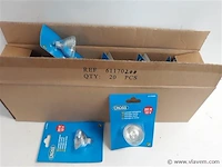20 x vervanglamp halogeen 12v mr16 20 w - afbeelding 1 van  2