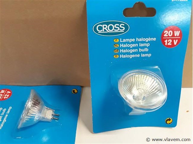 20 x vervanglamp halogeen 12v mr16 20 w - afbeelding 2 van  2