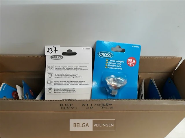 20 x vervanglamp halogeen 12v mr16 35 w - afbeelding 2 van  3