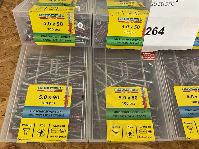 20 x verzinkte universele schroeven - afbeelding 2 van  6