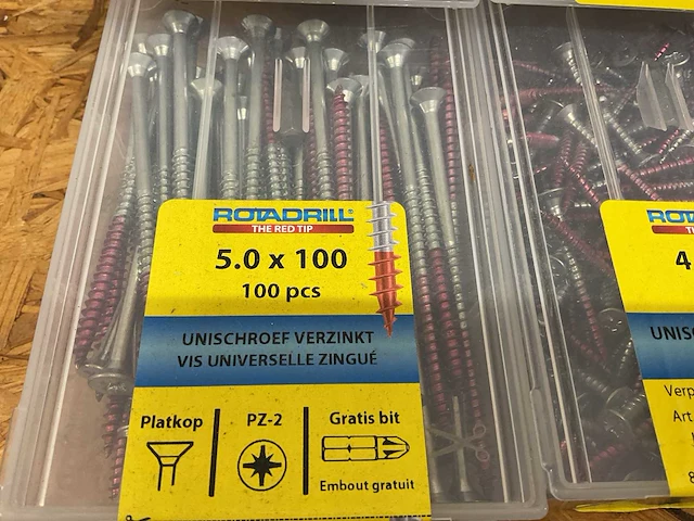 20 x verzinkte universele schroeven - afbeelding 2 van  8