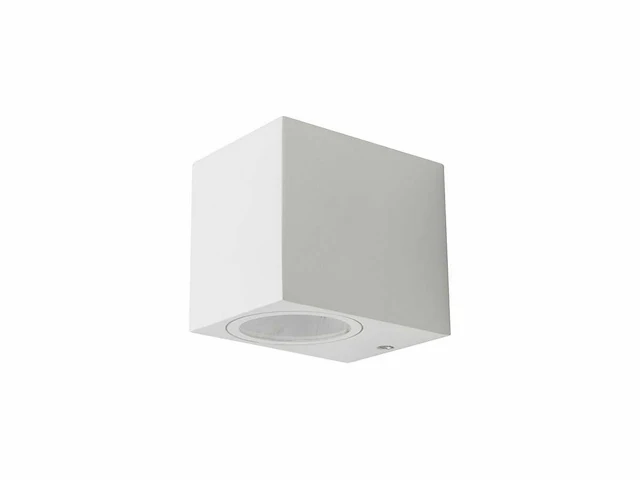 20 x wandlamp modern rechthoekig gu10 fitting zand wit waterdicht - afbeelding 2 van  4