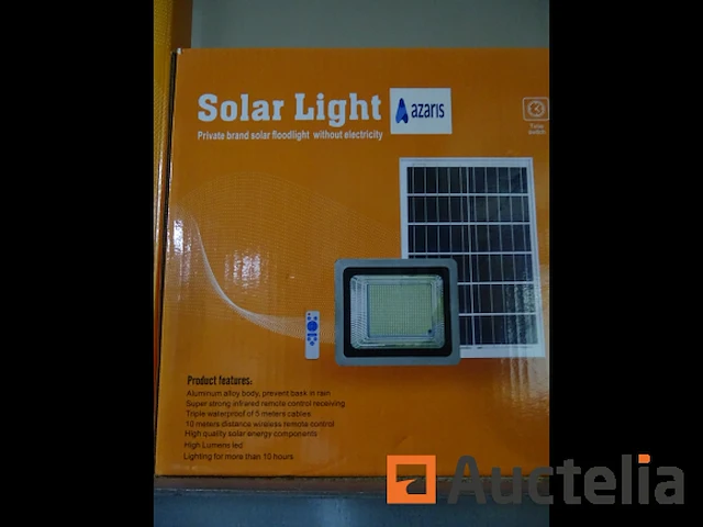 200 w solar spot kit met azaris ip 67 afstandsbediening - afbeelding 5 van  6