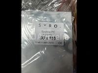 200 x lasglas wit 11x9 cm - afbeelding 1 van  2