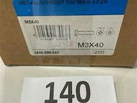 200 x metaalschroef m3x40 - afbeelding 1 van  3