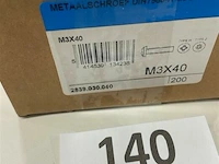 200 x metaalschroef m3x40 - afbeelding 3 van  3