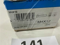 200 x metaalschroef m4x30 - afbeelding 3 van  3