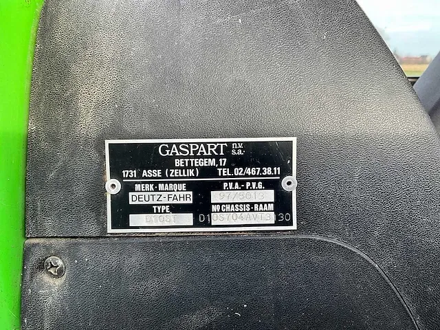 2000 - deutz fahr - agroplus 70 - vierwielaangedreven landbouwtractor - afbeelding 6 van  28