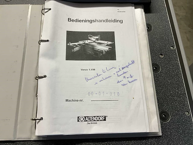 2000 altendorf f45 elmo ce formaatcirkelzaagmachine - afbeelding 14 van  16