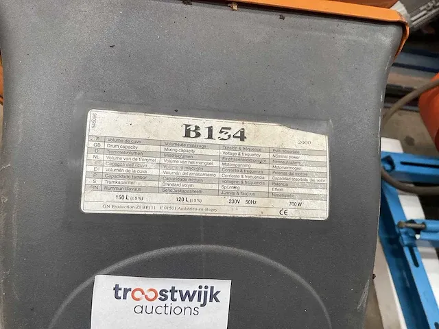 2000 betomix b154 betonmolen - afbeelding 5 van  5