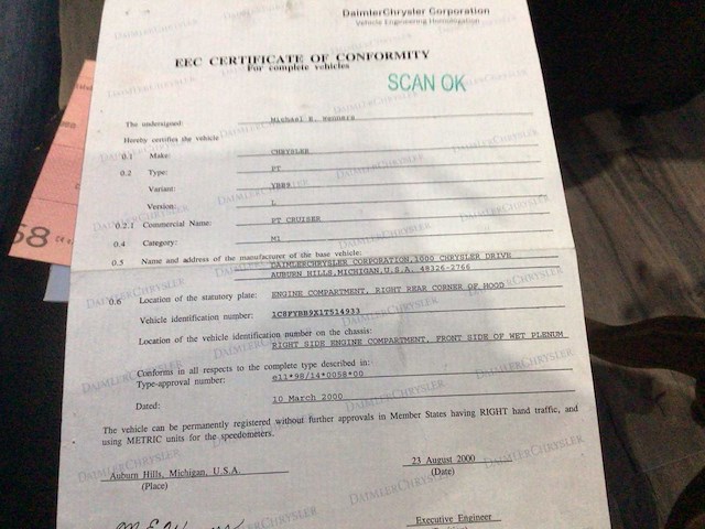 2000 chrysler pt cruiser auto - afbeelding 13 van  21
