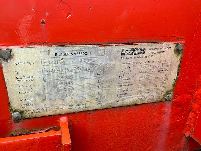 2000 gheysen & verpoort dieplader - afbeelding 2 van  17