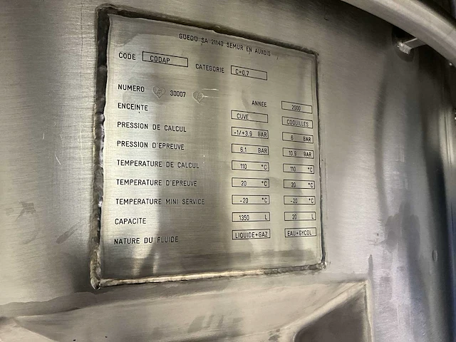 2000 guedu codap c=0.7 filterdroger stijltang onder atex - afbeelding 16 van  40