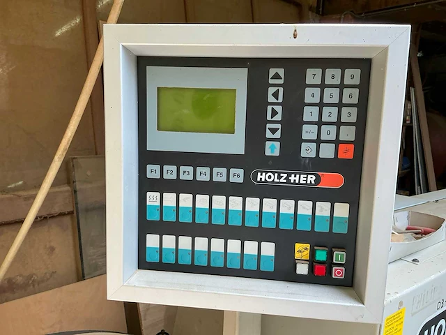 2000 holzher sprint 1411 pvc kantaanlijmmachine - afbeelding 14 van  16