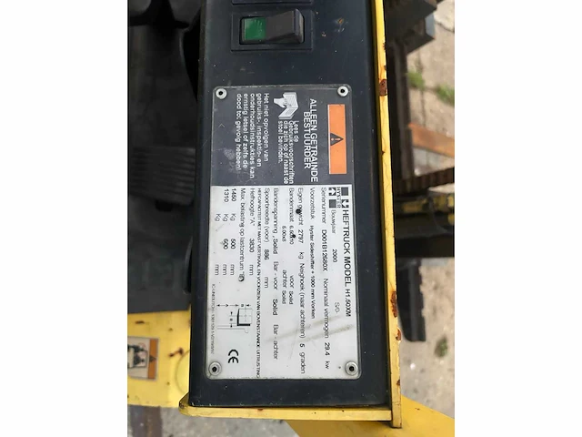2000 hyster h1.50xm - vorkheftruck - afbeelding 11 van  11