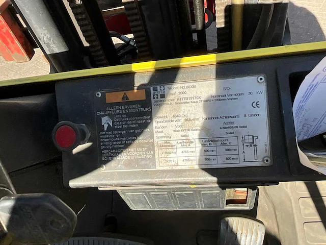 2000 hyster h3.00xm vorkheftruck - afbeelding 31 van  33